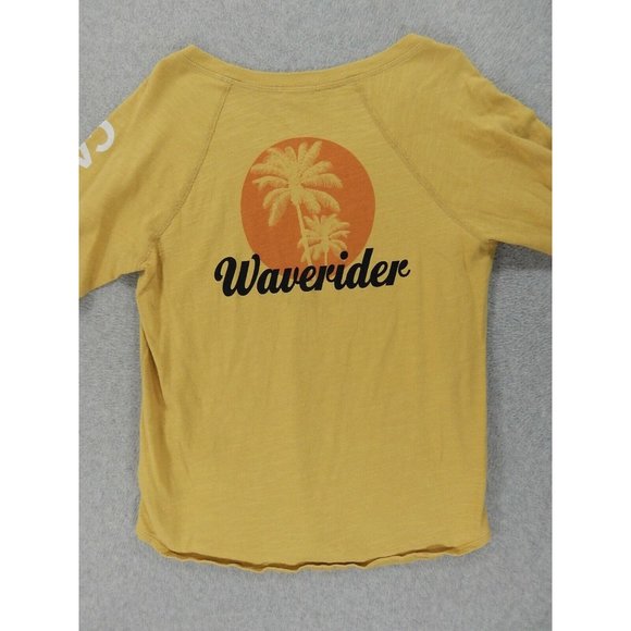 James Perse California Waverider Long Sleeve Tee Shirt (Women's Large  - Size 3) - Picture 3 of 3